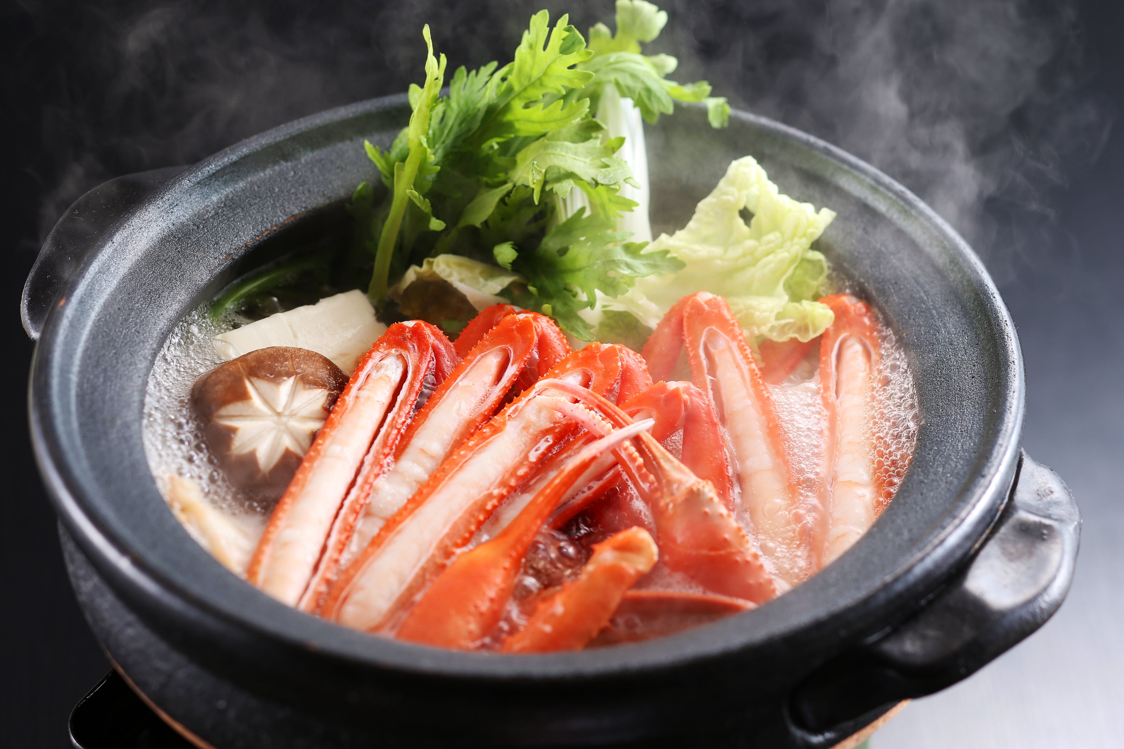 香住がに調理済　(ダシ・かに味噌付き）【冷凍】